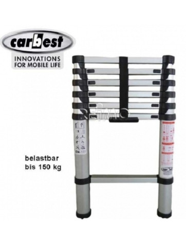 Échelle télescopique en aluminium 2,00 m. carbest