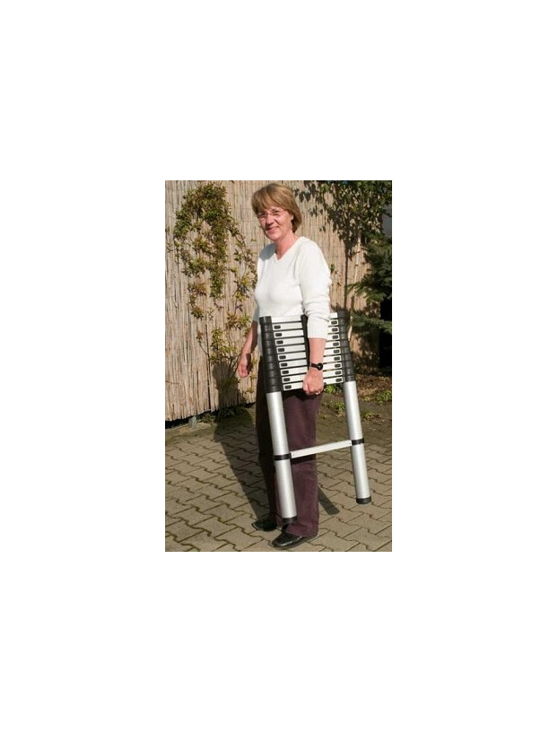 Aluminum telescopic ladder 2.00 m. carbest