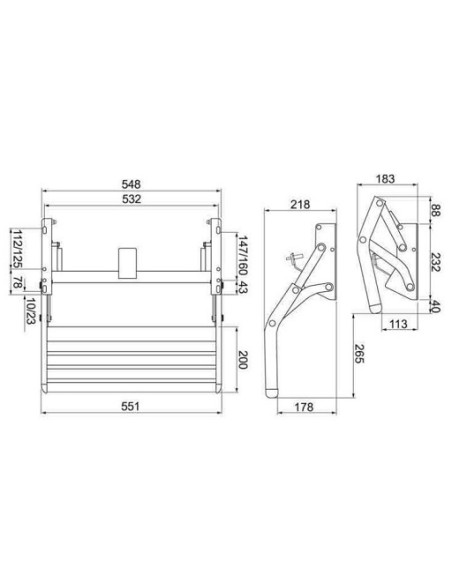 Passo / Passo removível manual V10 550 Thule