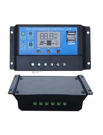 Regulador controlador automático de carga solar 30A PWM