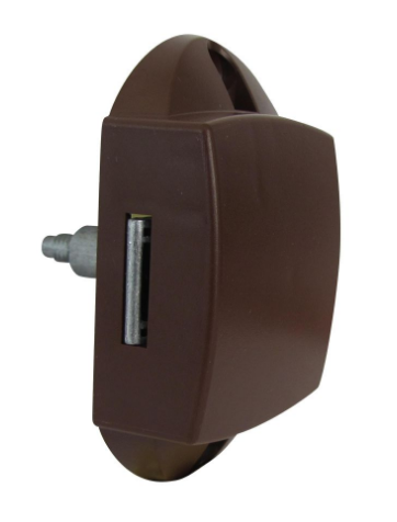 Cerradura y tirador de mueble con apertura exterior