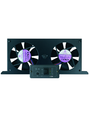 Doppellüfter für Kühlschrank mit LED-Anzeigetafel CBE