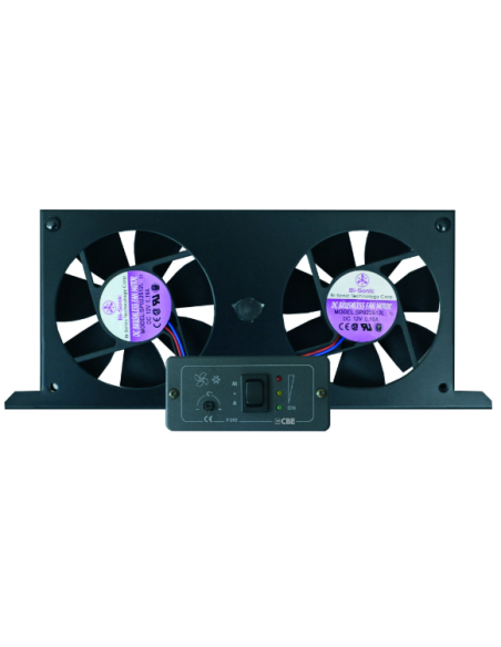 Ventilador duplo para geladeira com painel indicador de led CBE