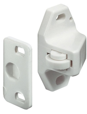 Retenedor de puerta de ruleta en blanco
