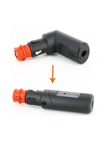Conector mechero con ángulo ajustable  12 V