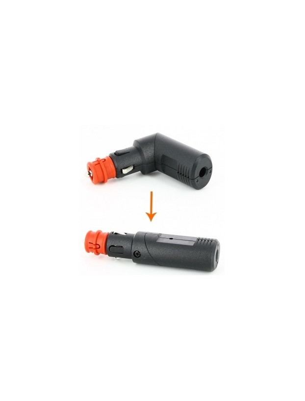 Conector mechero con ángulo ajustable  12 V