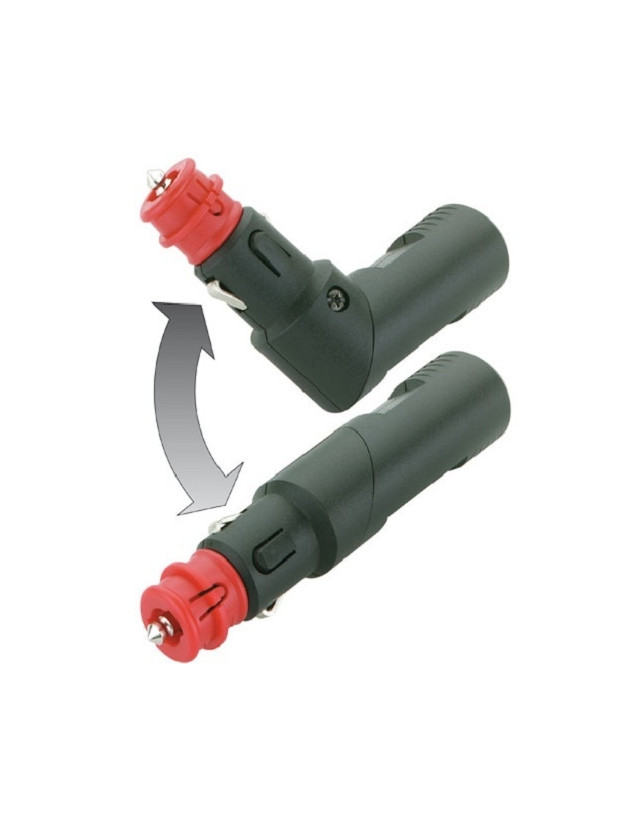 Plugue de isqueiro de ângulo ajustável de 12 V