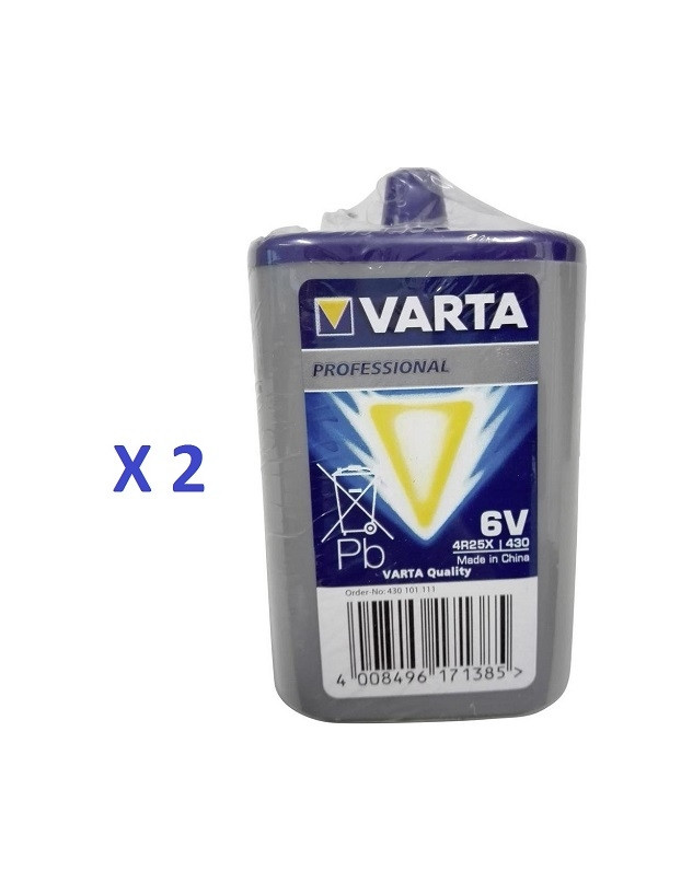 Pack de baterías 4R25 Varta 6V con caja de protección Barwing