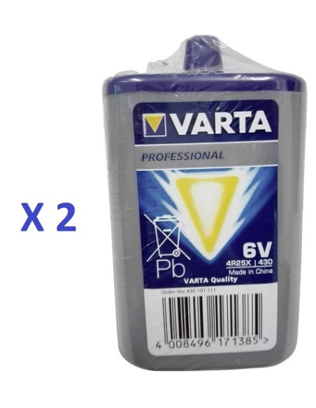 4R25 Varta 6V battery pack with Barwing protection box