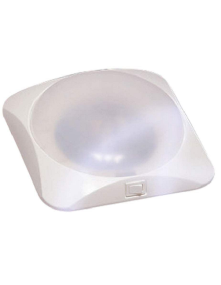 Plafón cuadrado de LEDs 28,5 x 28,5cm Blanco Plafón cuadrado de LEDs 28,5 x 28,5cm Blanco