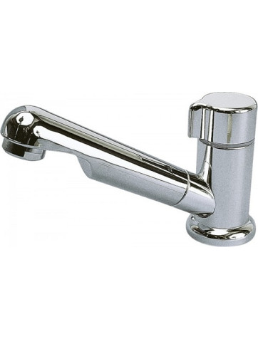 Grifo cromado con caño
