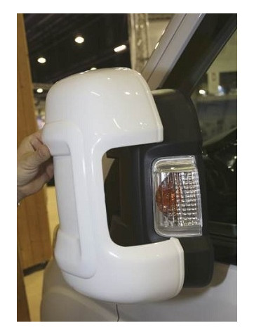 Protector retrovisor blanco Milenco Ducato