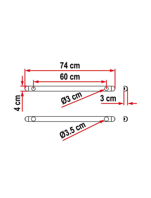 Kit per bar Fiamma Supporto per kit