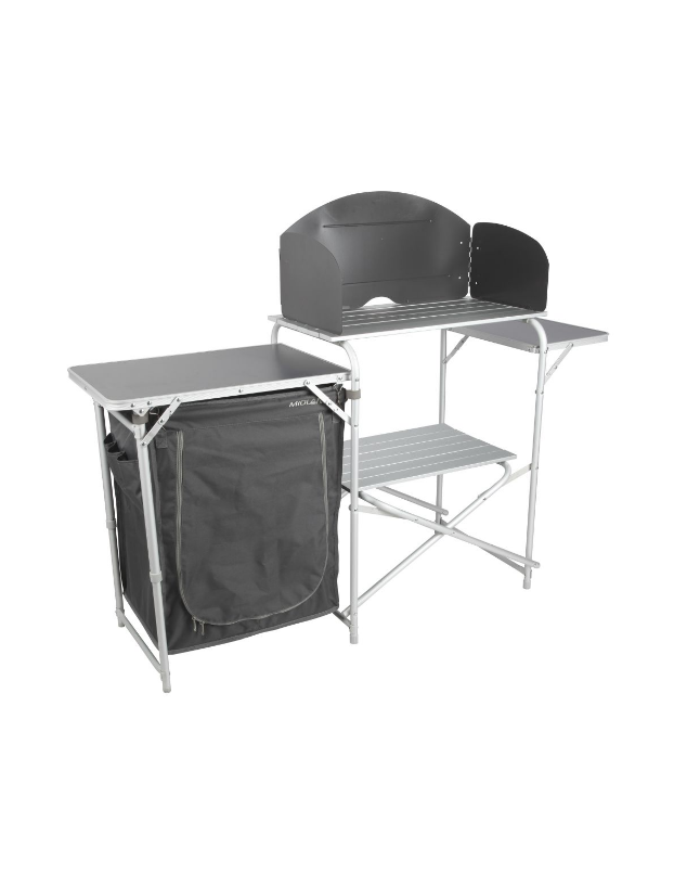 Armoire de cuisine en aluminium Bayasun Midland Cuisine Agena entièrement pliable