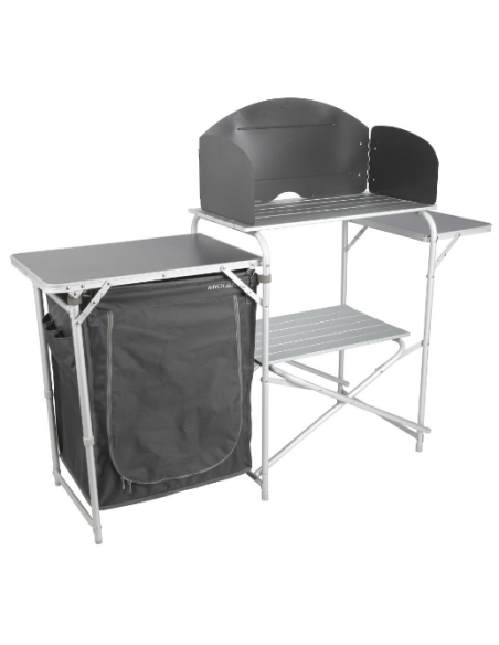 Armoire de cuisine en aluminium Bayasun Midland Cuisine Agena entièrement pliable