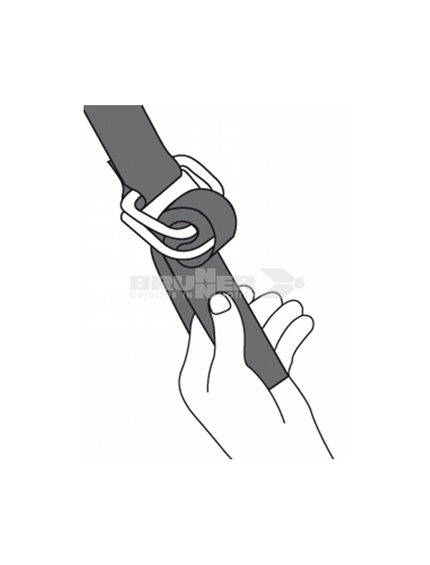 Fastening straps for advances and awnings. Brunner Stabilizer kit.