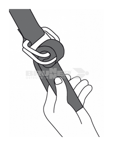 Fastening straps for advances and awnings. Brunner Stabilizer kit.