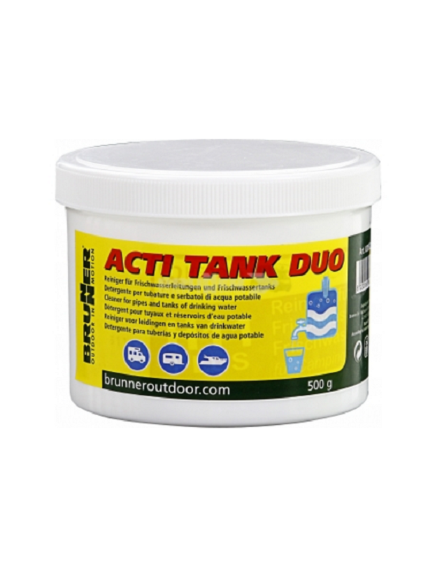 Acti Tank Duo detergent for drinking water tanks/pipes. Brunner