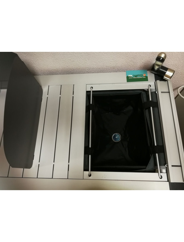 Wyoming cabinet with Sink + Faucet + Drain. Midlands