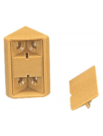 Ángulo de plástico para muebles y cajones
