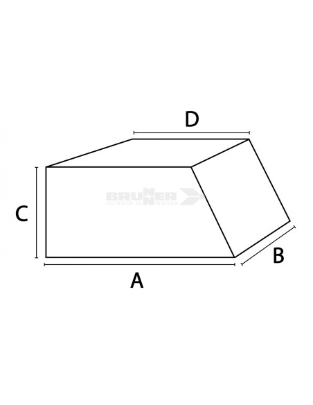 Capa protetora para caravana 550 - 600 cm Brunner