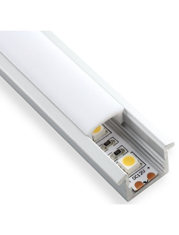 Supporti di profilo in alluminio per strisce LED.