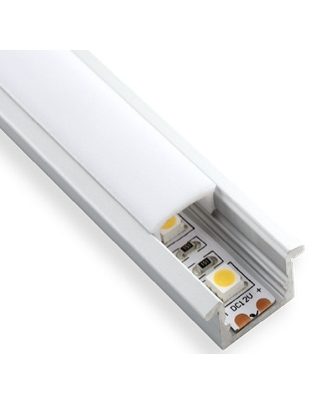 Supporti di profilo in alluminio per strisce LED.