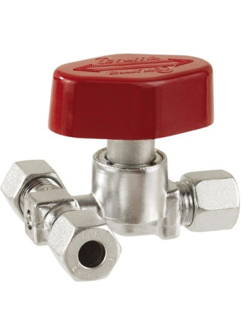 Gas valve in 6/8 mm