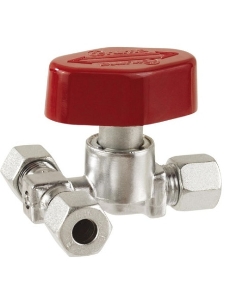 Válvula de gas en  6/8 mm Válvula de gas en  6/8 mm