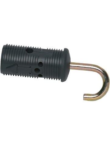 Tapón para tubo en forma de gancho 25mm