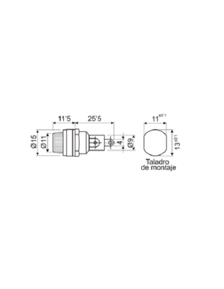 Screw lock fuse holder Screw lock fuse holder