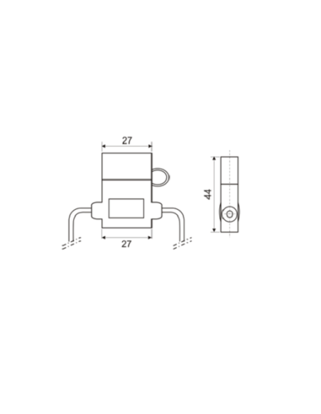 Porte-fusible automobile de type lame