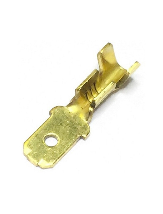Terminal faston macho de 4,8mm de latón