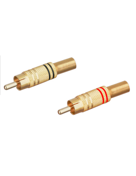 Koaxialer RCA-Stecker aus Metall