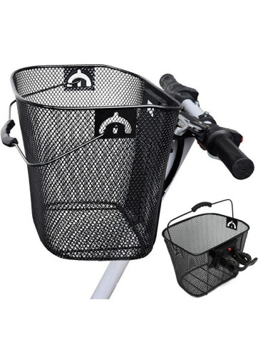 Cesta delantera para bicicleta