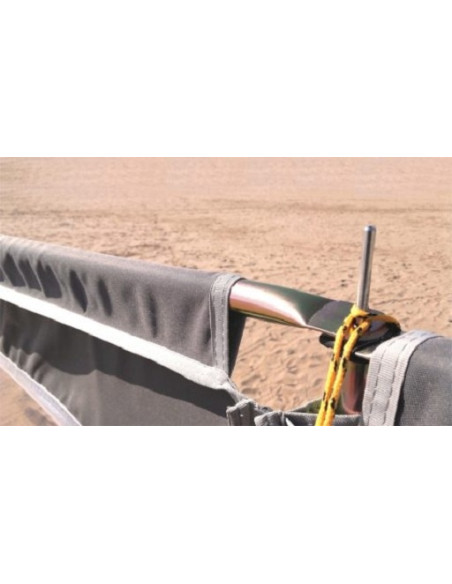 Windscreen 3 panels 480 x 140 cm Leinwand expandable