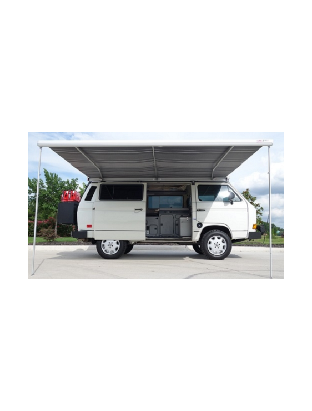 Toldo Fiamma F45 S Royal Grey Carcasa Titanium 3,50 metros