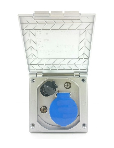 Connection socket 4 in 1, Exterior