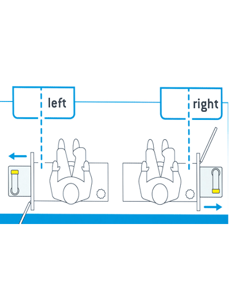 Kit de tanque de WC Thetford C2, C3, C4 Direita