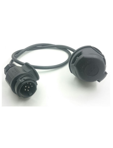 Adaptador de 7 pines macho a 13 hembra.