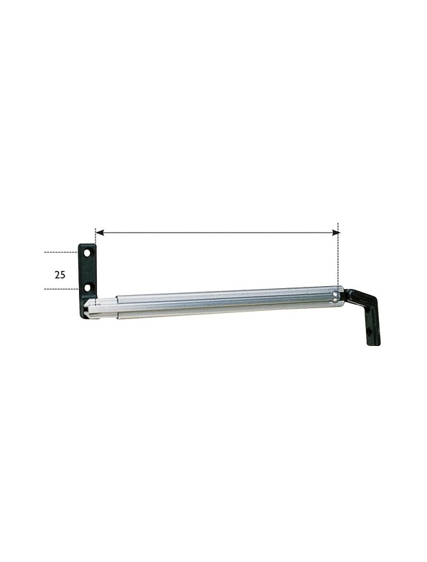 Set di due braccia Compagni per finestra 230/370 mm