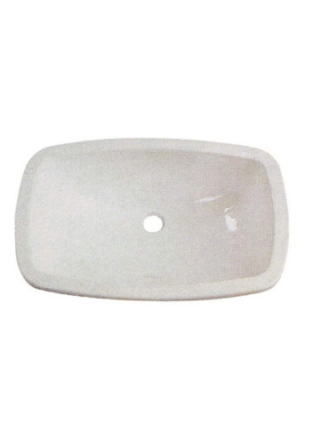Lavabo 48X33 encastrable blanco