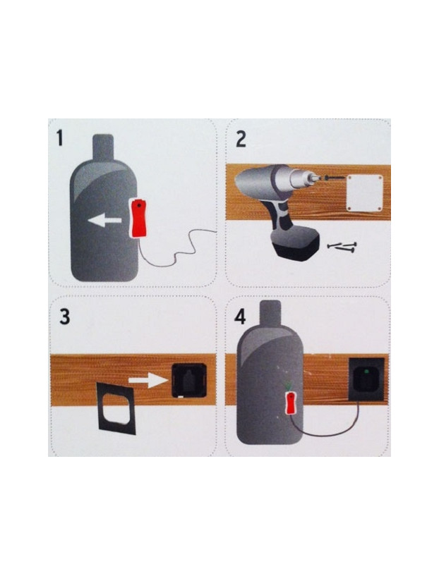 Indicatore del livello del motore con schermo 