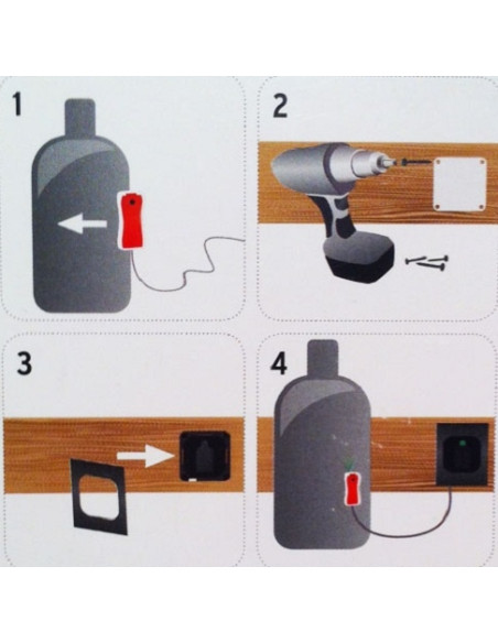 Indicatore del livello del motore con schermo 