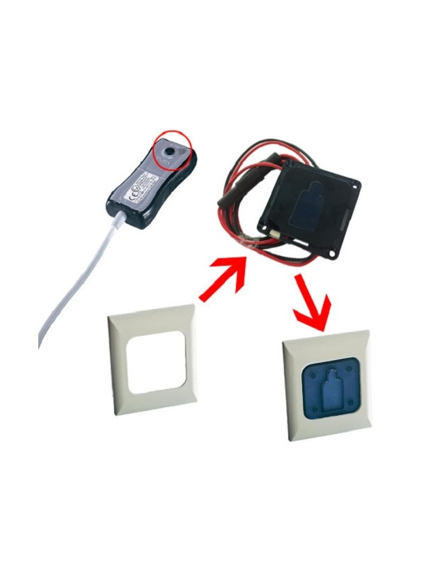 Indicador de nível de gás com display