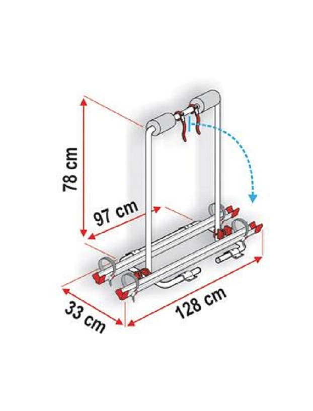 Portabicis de lance Fiamma Carry Bike XL A