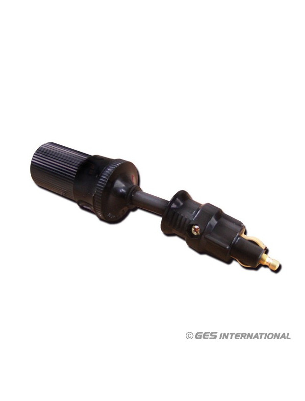 Conversor de isqueiro flexível soquete grande para soquete pequeno. 12V