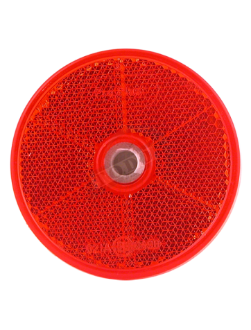 Catadrióptico redondo rojo 61 mm Ø