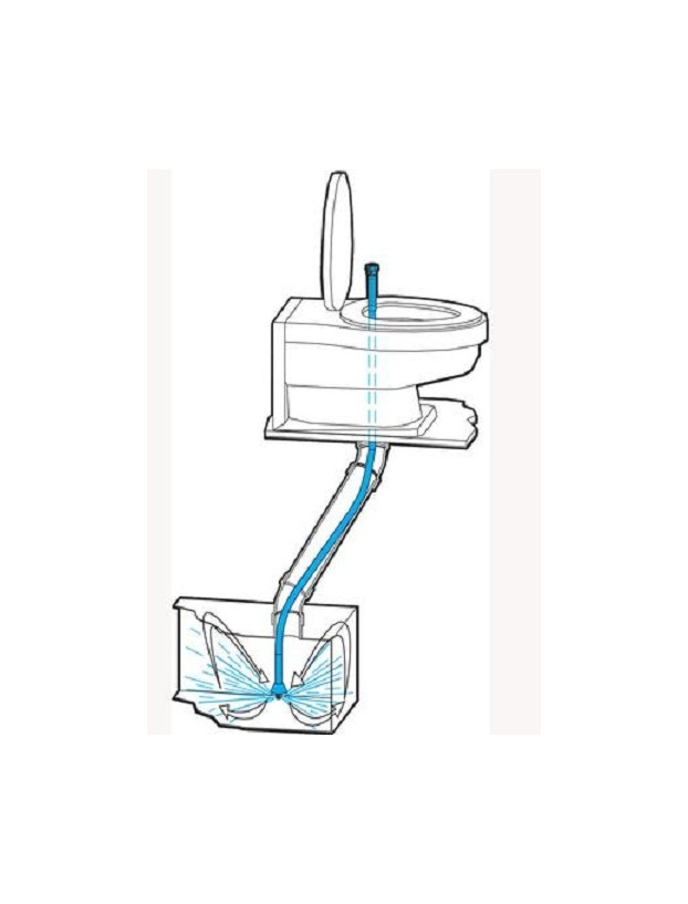 Douche de nettoyage des toilettes/réservoirs