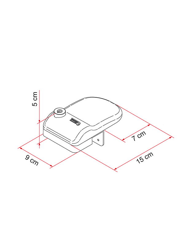 Pacote de moldura de porta segura Cerradura Fiamma 3